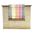 Lézervágott kerítésléc 