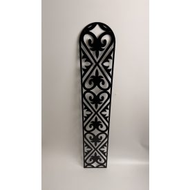 Lézervágott kerítésléc Alu