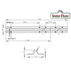 U profil Laufschiene für Schiebetor 6 meter