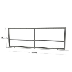  Tolókapu vázszerkezet 3-3,9 méter