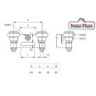 Felső fogadó görgő 40 mm