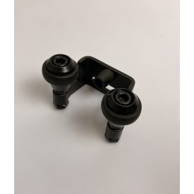 Felső vezető görgő, fogadó 40 mm fekete