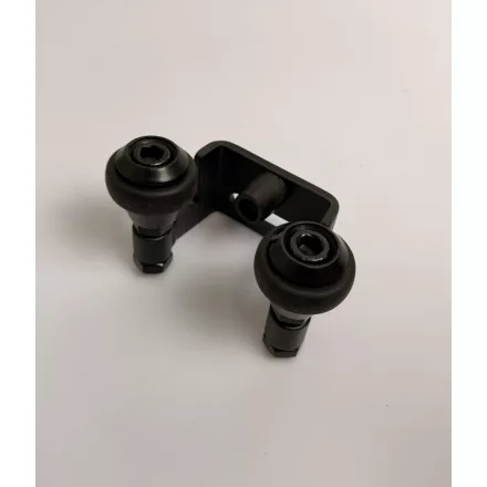 Felső vezető görgő, fogadó 40 mm fekete