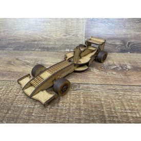 Formula 1 Auto aus Holz (27 cm)