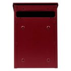 Briefkasten Befestigung an der Wand, rot