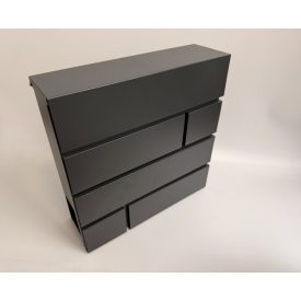 Postaláda Antracit Design