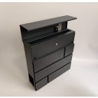 Postaláda Antracit Design