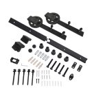 Schiebetür mit großen Rollen