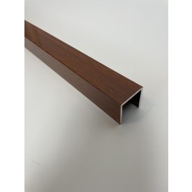 Alumínium Kerítés arany tölgy U- profil