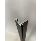 Alu kerítés rejtett rögzítésű profil Antracit