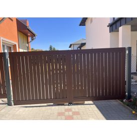 Alumínium Kerítésléc Csoki barna 600 cm