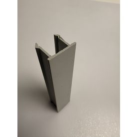 Alumínium Kerítésléc végzáró szürke 100