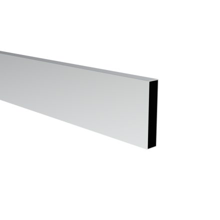 Alumínium zártszelvény natúr 100x20 mm