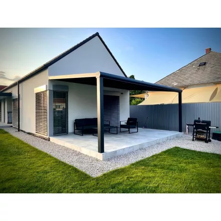 6x4 Pergola polikarbonát fedéssel