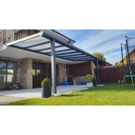 Pergola 6x3 polikarbonát fedéssel
