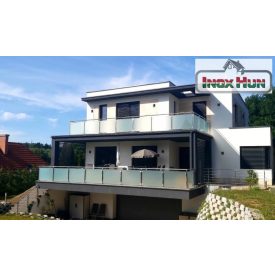 Üvegkorlát (classic) / méter kivitelezés 